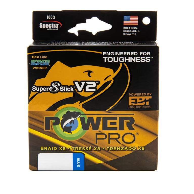Power pro súper8slick v2 20 lb 300 yds Blue