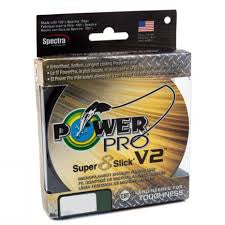 Power pro super8slick v2 15 lbs 150 yds moss green