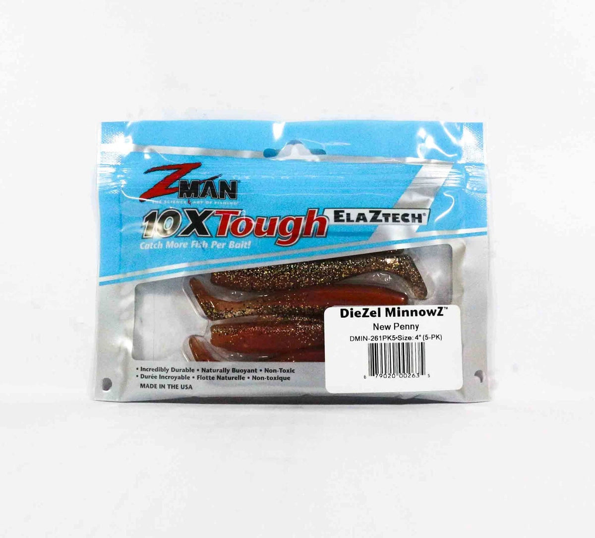 Z Man DieZel MinnowZ, 4'' Gitter Done 5pk