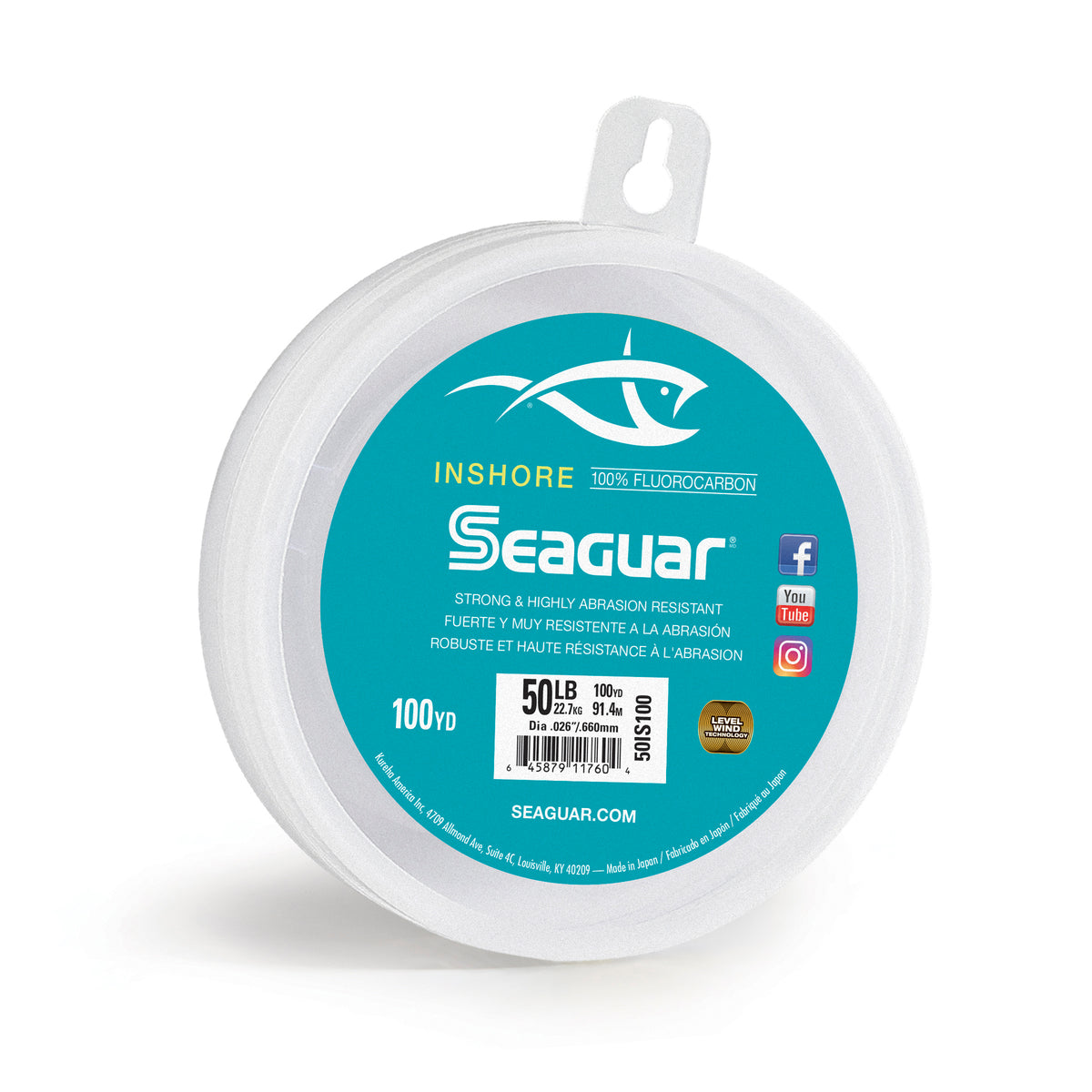 Seaguar SW In Shore, 100 yd Clear 50 lb