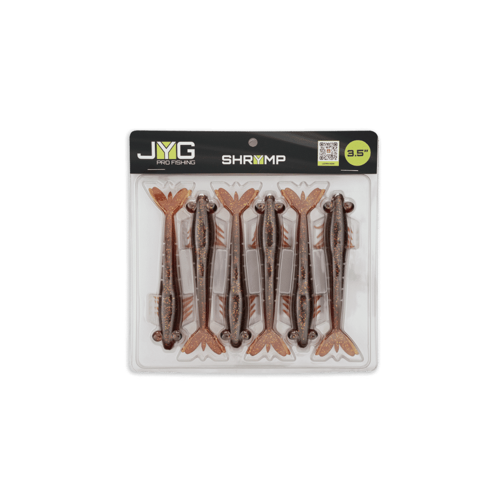 JYG Pro Shrymp, 3.5'' Glow 6pk