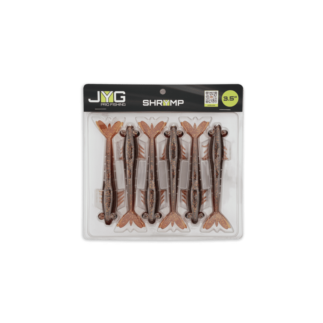 JYG Pro Shrymp, 3.5'' Glow 6pk