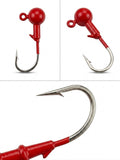 Jig Head 1/8 Oz Rojo (5 pack)