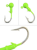 Jig Head 1/8 Oz Verde (5 pack)